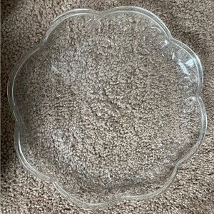 Vintage Studio Nova Hydrangea Crystal Centerpiece Platter